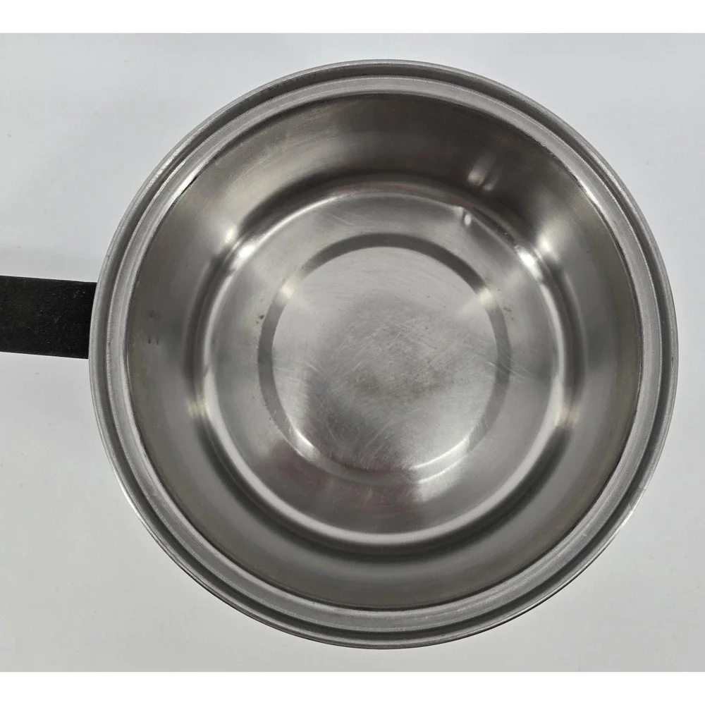 Vtg Regal Ware Imperial 18-8 3 Ply Stainless Steel 2 Qt Saucepan W/ Lid Bakelite